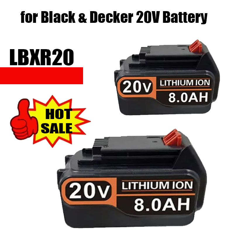 Black+Decker Tool 20V Max - بطارية ليثيوم أيون عالية السعة 20