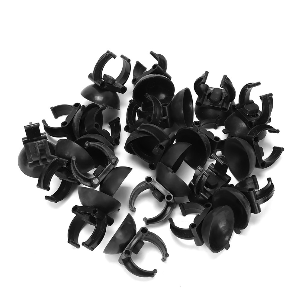 مجموعة من 20 قطعة من مشابك قضب - مراجعة Plastic Pipe Clip وسعره