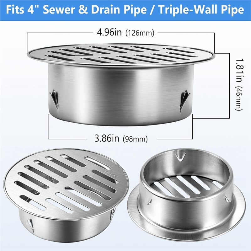 غطاء تصريف أفقي للأنابيب من AB - مراجعة Drain Pipe Clip وسعره