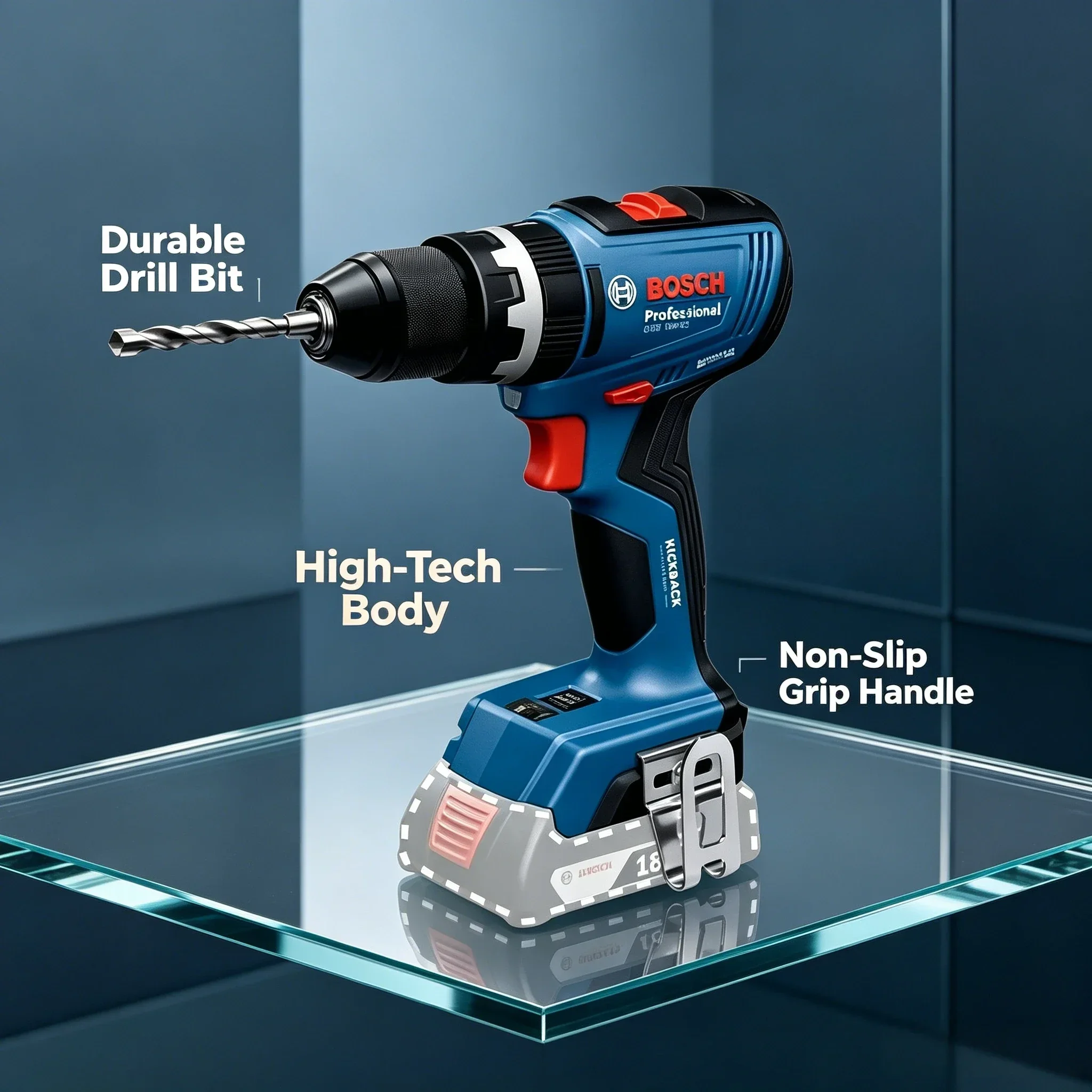 بوش GSB 18V-65 بروفيشنال، طقم  - مراجعة Bosch Drill Gsb 18V وسعره