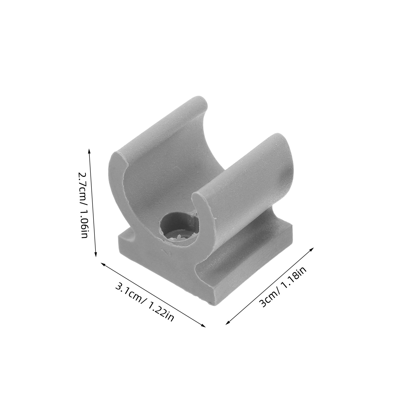24 قطعة من مشابك الأنابيب البل - مراجعة Plastic Pipe Clip وسعره